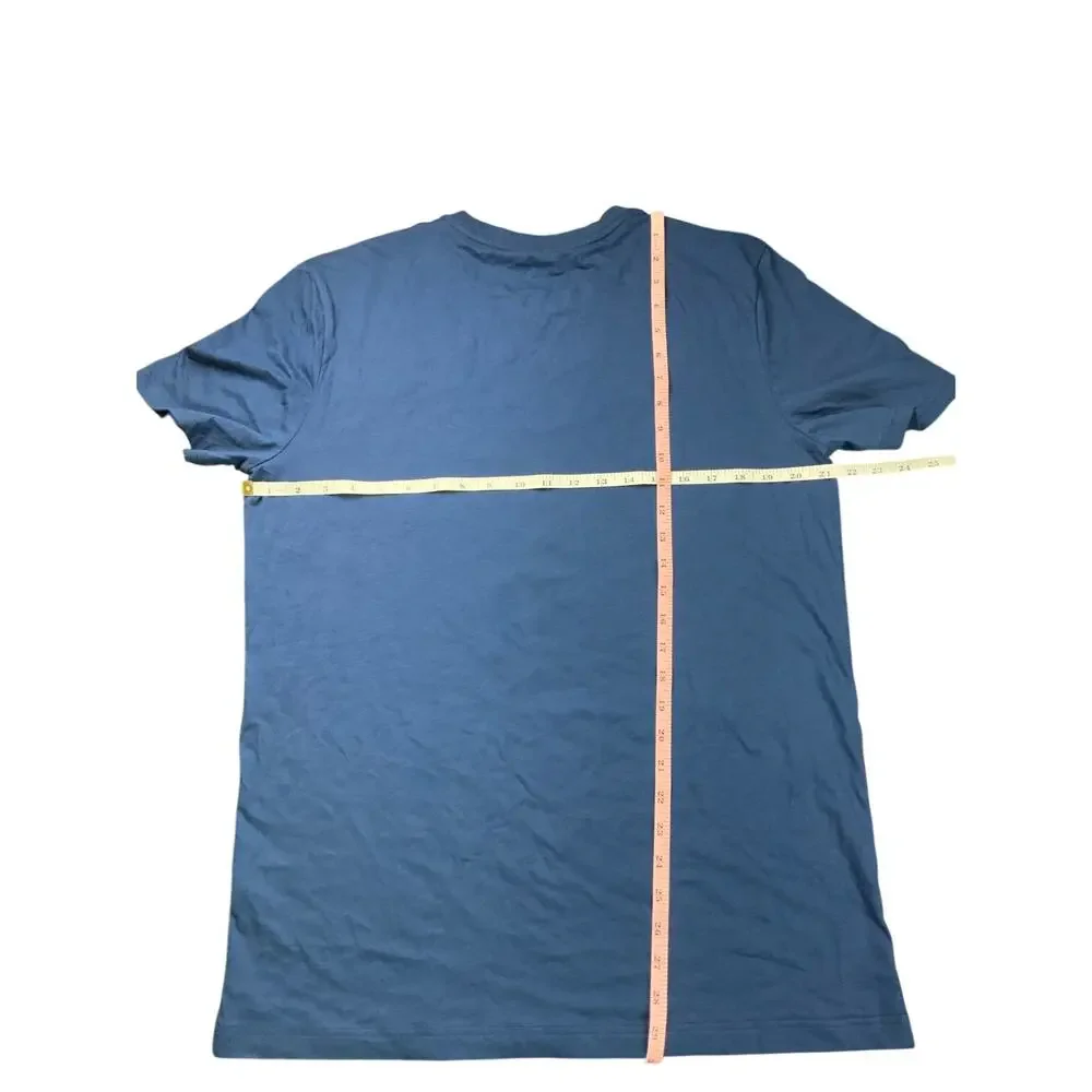 Banana Republic Eco T Shirt L Tall Blue Margarita Recipe Graphic Tee NWT